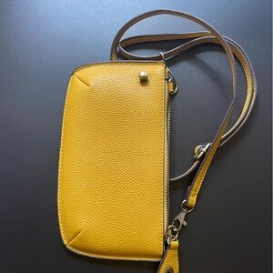 Joy Susan Crossbody Yellow Leather Women's Bag